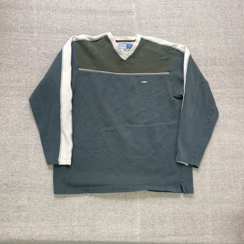 Vintage point zero long sleve sweatshirt mens XL Green 2000s y2k BL Extreme